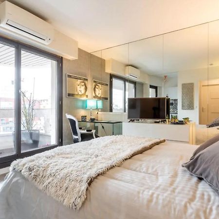 Beautiful Modern Fully Furnished Studio Levallois-Perret Kültér fotó