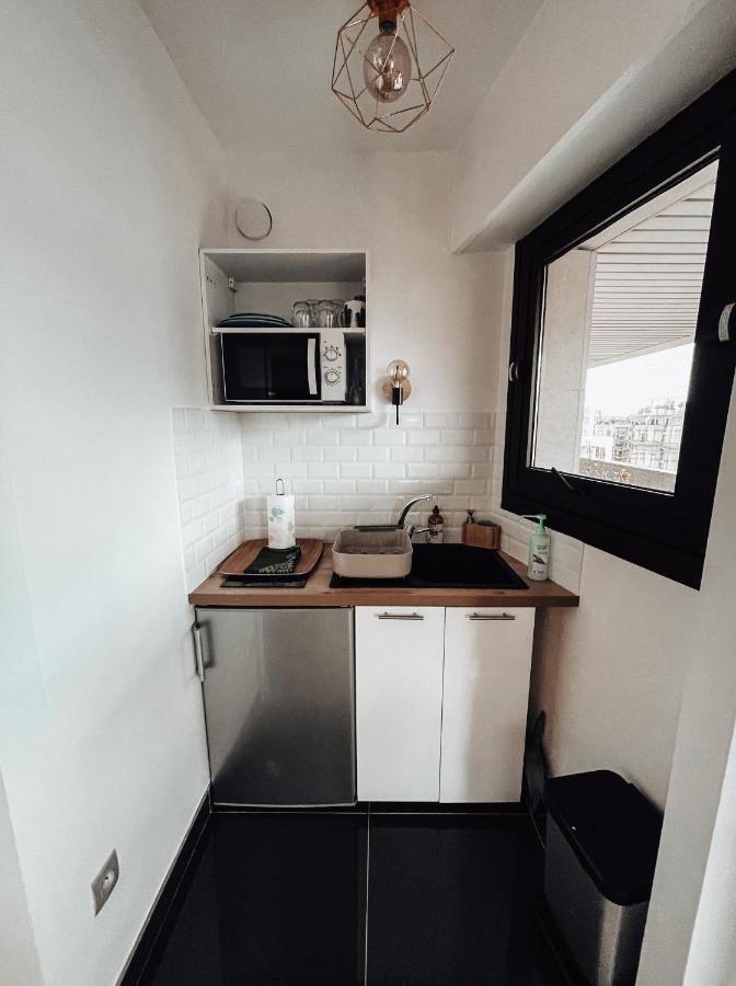 Beautiful Modern Fully Furnished Studio Levallois-Perret Kültér fotó
