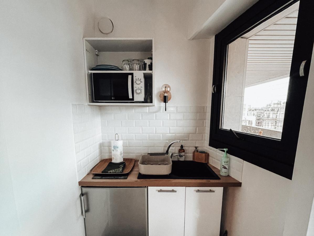 Beautiful Modern Fully Furnished Studio Levallois-Perret Kültér fotó