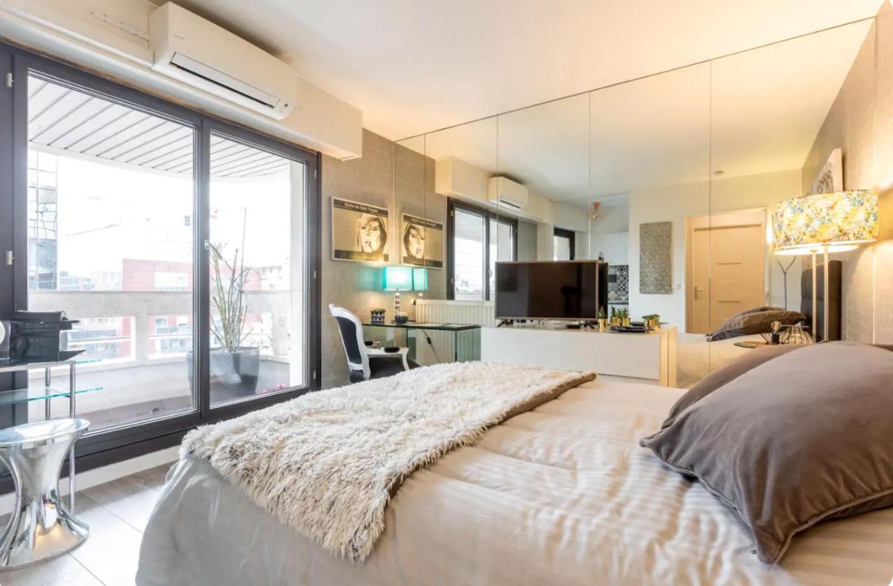 Beautiful Modern Fully Furnished Studio Levallois-Perret Kültér fotó